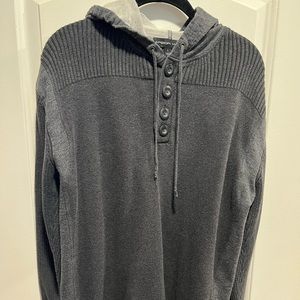 Arbor way Long sleeve shirt with Hoodie, sz L